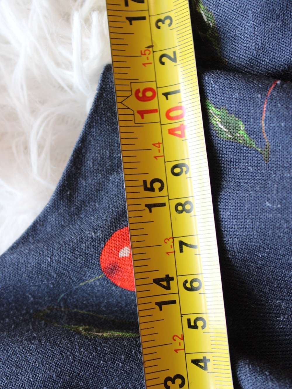 Navy Cherry Print Halter Sundress - Picture 10 of 13